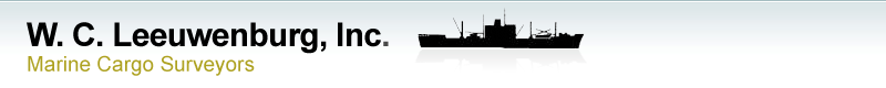 W.C. Leeuwenburg, Inc. Marine Cargo Surveyors